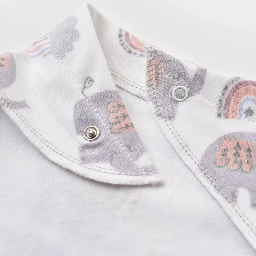 Bibaby Unisex Fular Önlük Bimini New Cute Elephant Boy - 3