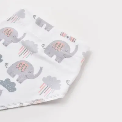 Bibaby Unisex Fular Önlük Bimini New Cute Elephant Boy - 4