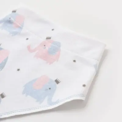 Bibaby Unisex Fular Önlük Bimini New Cute Elephant Girl - 3