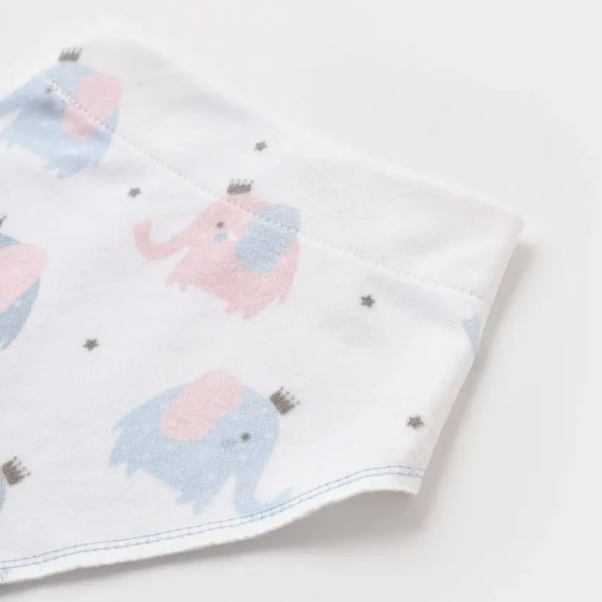 Bibaby Unisex Fular Önlük Bimini New Cute Elephant Girl - 3