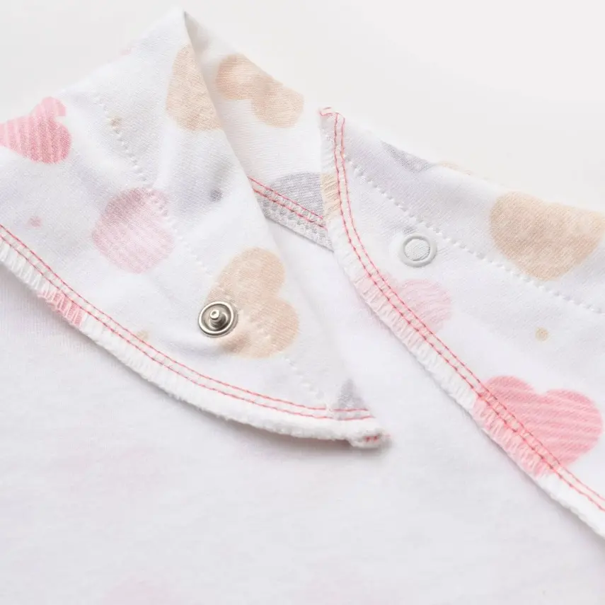 Bibaby Unisex Fular Önlük Bimini New Cute Kalp - 1