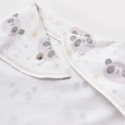 Bibaby Unisex Fular Önlük Bimini New Cute Panda Boy - 3