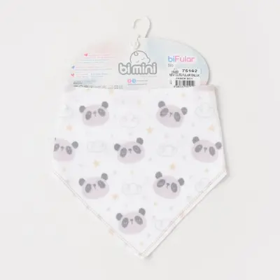 Bibaby Unisex Fular Önlük Bimini New Cute Panda Boy - 2