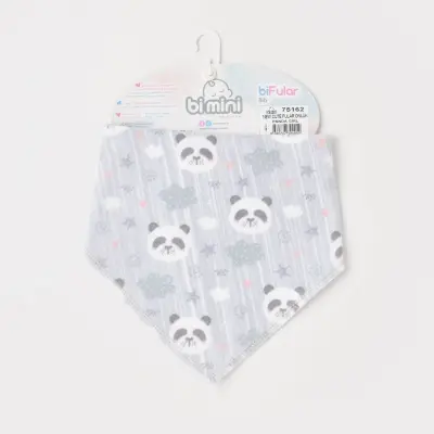 Bibaby Unisex Fular Önlük Bimini New Cute Panda Girl - 4