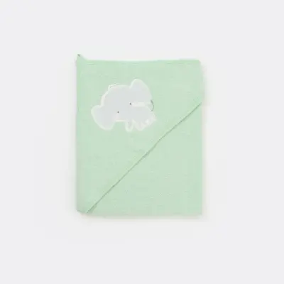 Bibaby Unisex Havlu Mini Elephant Yeşil