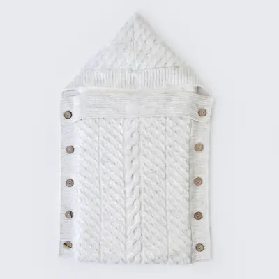 Bibaby Unisex Kundak Zincir Triko Gri