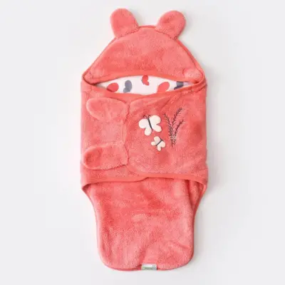 Bibaby Unisex Organik Bel Destekli Kundak Wild Flowers Coral