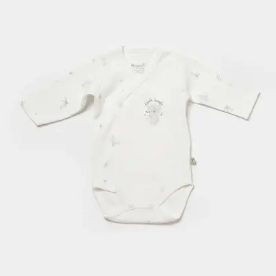 Bibaby Unisex Organik Body Kruvaze Koala Jungle Gri