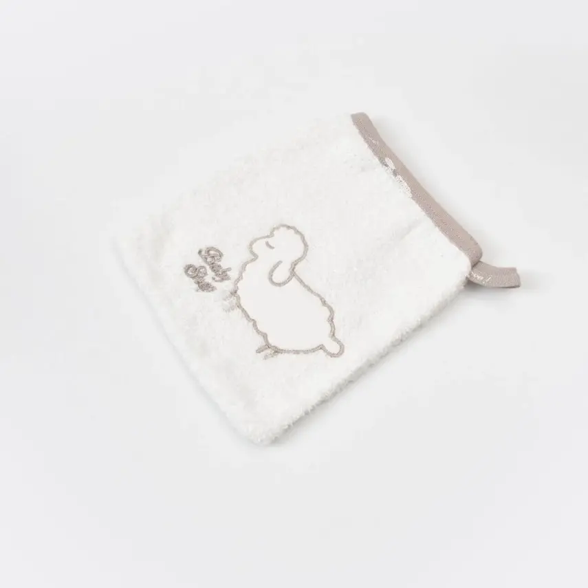 Bibaby Unisex Organik Bornoz Takımı Curly Sheep Bej - 8