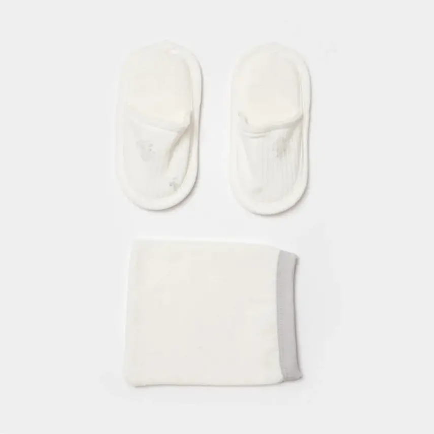 Bibaby Unisex Organik Bornoz Takımı Koala Jungle Gri - 3