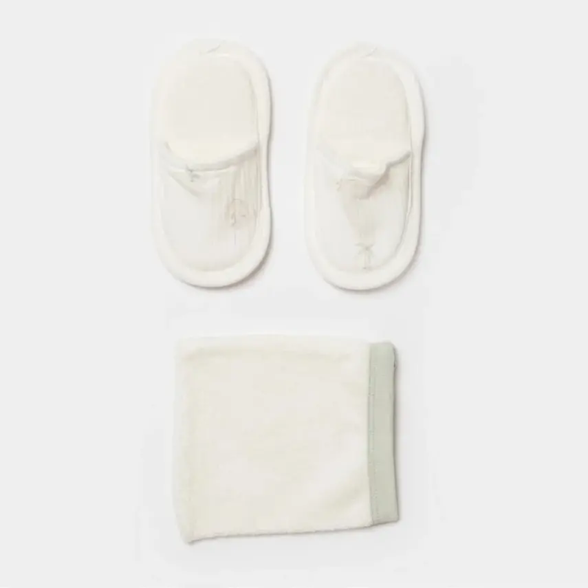 Bibaby Unisex Organik Bornoz Takımı Koala Jungle Mint - 5