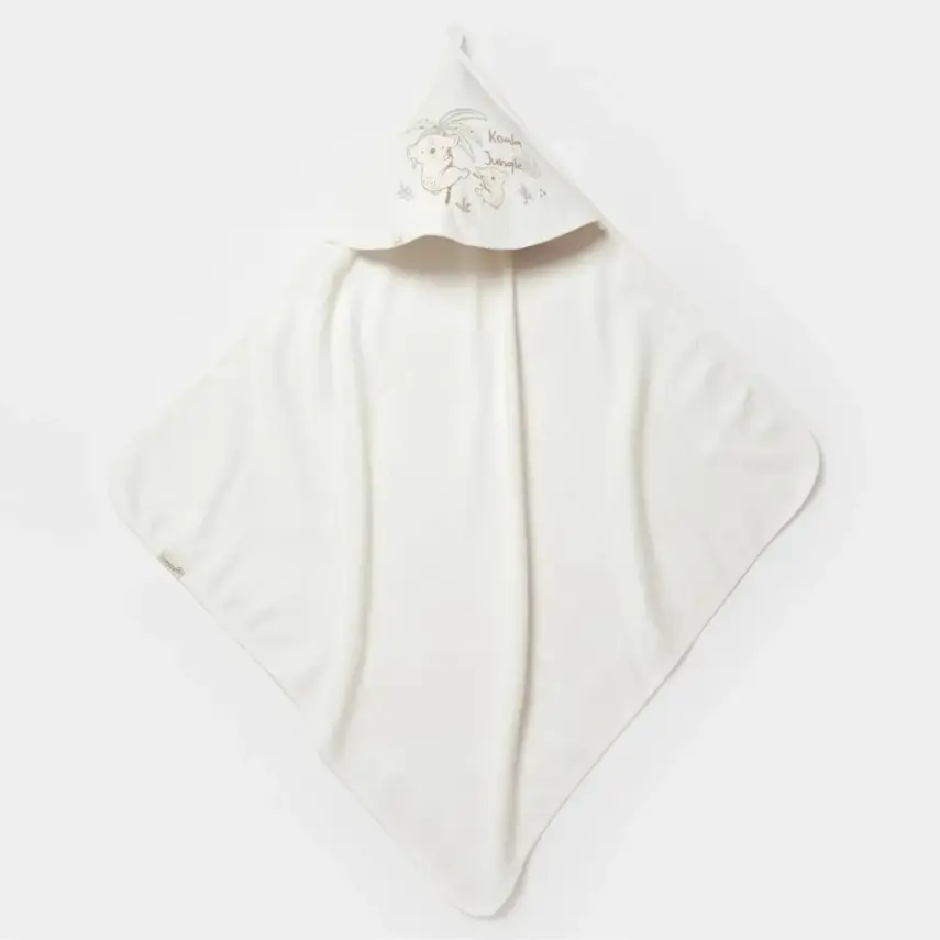 Bibaby Unisex Organik Bornoz Takımı Koala Jungle Mint - 6