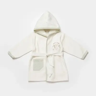 Bibaby Unisex Organik Bornoz Takımı Koala Jungle Mint - 4