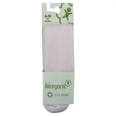 Bibaby Unisex Organik Çorap Külotlu Havlu Basic Pembe 