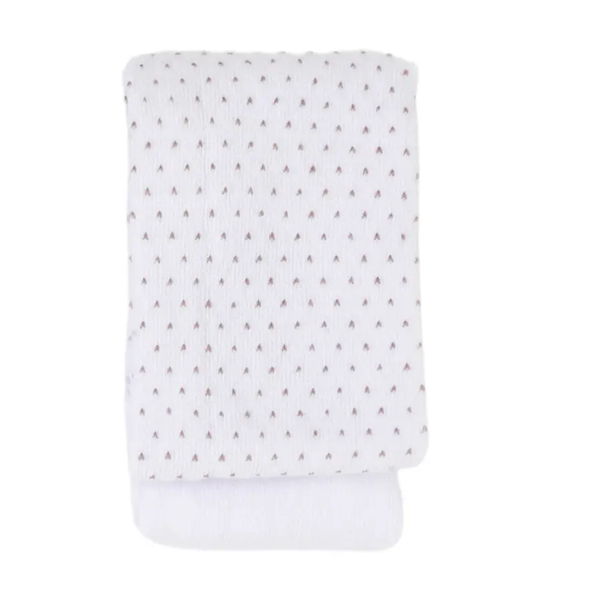 Bibaby Unisex Organik Çorap Külotlu Klasik Puanlı Beyaz - 8