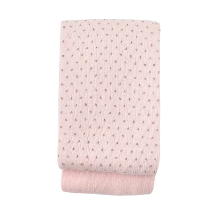 Bibaby Unisex Organik Çorap Külotlu Klasik Puanlı Pembe - 2