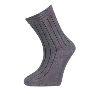 Bibaby Unisex Organik Çorap Soket 4lü New Basic Gri - 3