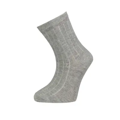 Bibaby Unisex Organik Çorap Soket 4lü New Basic Gri - 5