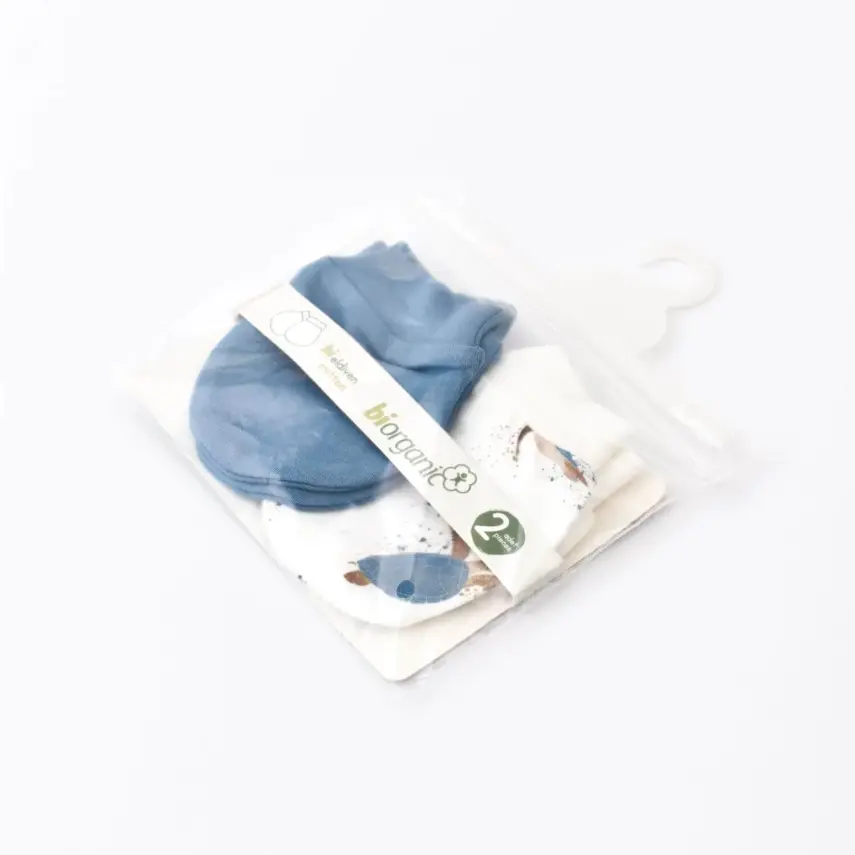 Bibaby Unisex Organik Eldiven 2li Caretta In Live İndigo - 3