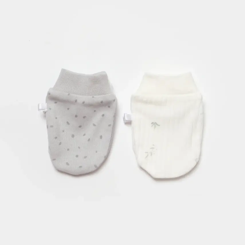 Bibaby Unisex Organik Eldiven 2li Koala Jungle Gri - 1