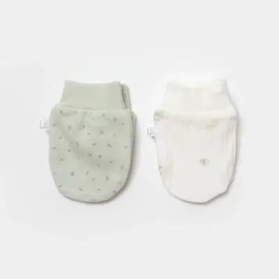 Bibaby Unisex Organik Eldiven 2li Koala Jungle Mint 