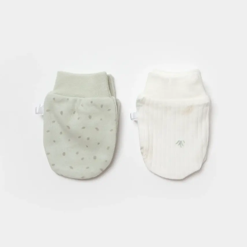 Bibaby Unisex Organik Eldiven 2li Koala Jungle Mint - 1