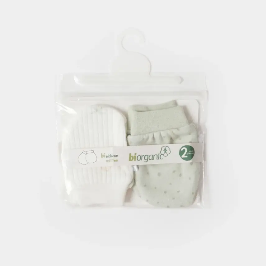 Bibaby Unisex Organik Eldiven 2li Koala Jungle Mint - 4