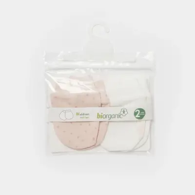 Bibaby Unisex Organik Eldiven 2li Koala Jungle Pembe - 2