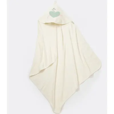 Bibaby Unisex Organik Havlu Örme Lovely Flamingo Ekru - Yeşil - 3