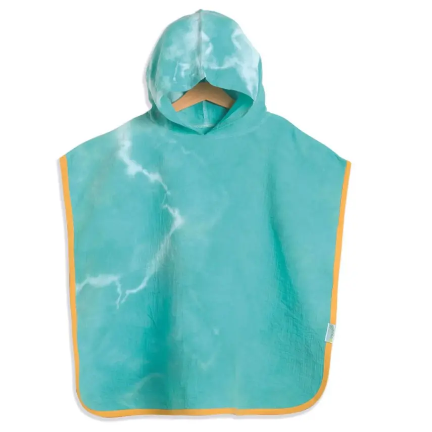 Bibaby Unisex Organik Havlu Panço Summer Mint - 1