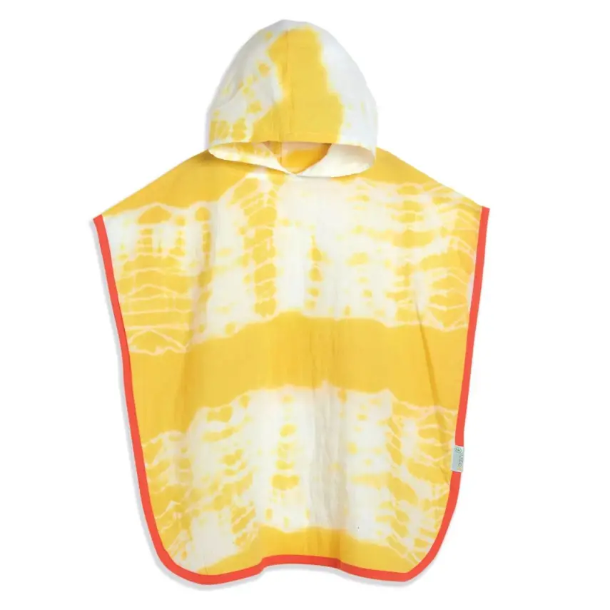 Bibaby Unisex Organik Havlu Panço Summer Sarı - 1