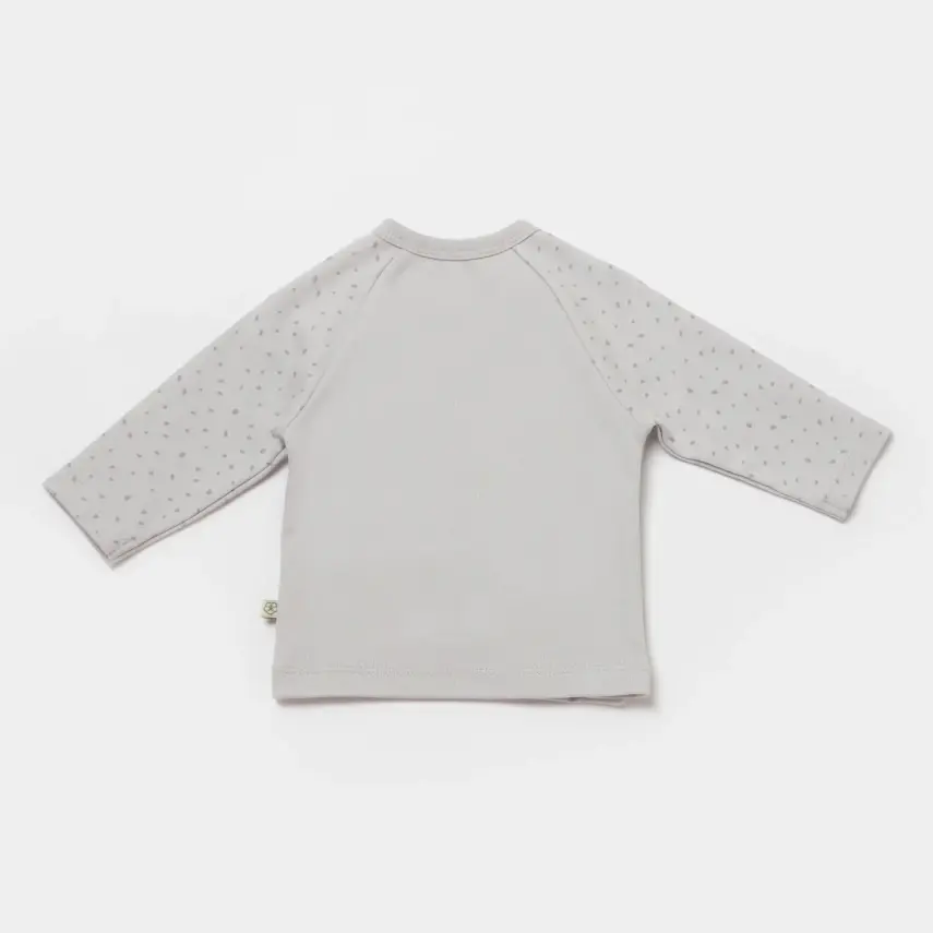 Bibaby Unisex Organik İç - Dış Zıbın 2li Koala Jungle Gri - 5