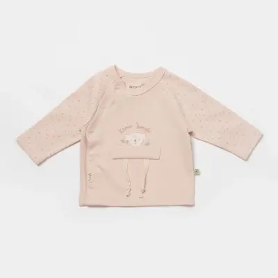 Bibaby Unisex Organik İç - Dış Zıbın 2li Koala Jungle Pembe - 4