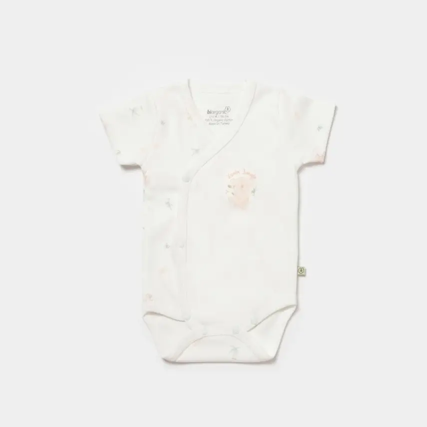 Bibaby Unisex Organik İç - Dış Zıbın Koala Jungle Pembe - 1