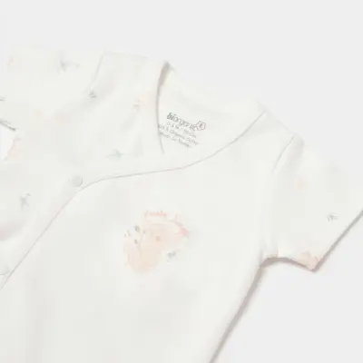 Bibaby Unisex Organik İç - Dış Zıbın Koala Jungle Pembe - 3