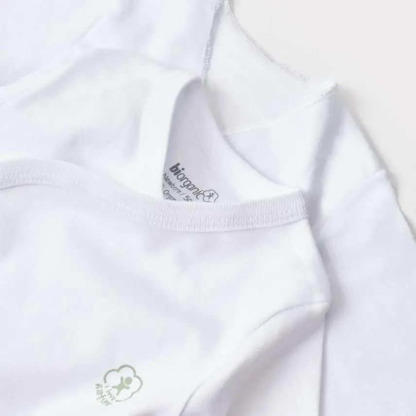 Bibaby Unisex Organik İç - Dış Zıbın Nature Beyaz - 3