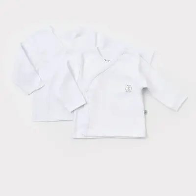 Bibaby Unisex Organik İç - Dış Zıbın Nature Beyaz - 2