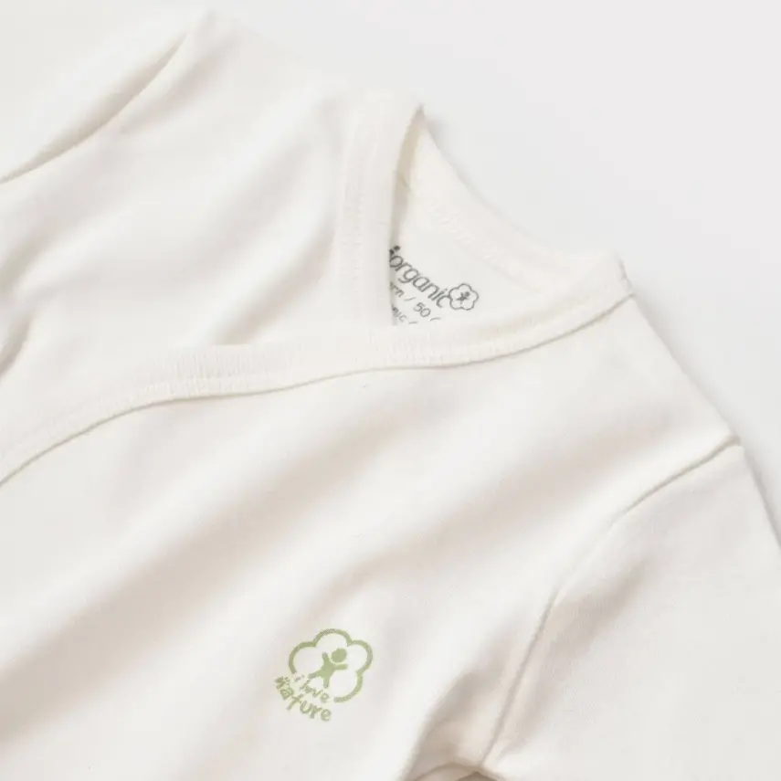 Bibaby Unisex Organik İç - Dış Zıbın Nature Ekru - 6