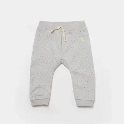 Bibaby Unisex Organik Pantolon Koala Jungle Gri 
