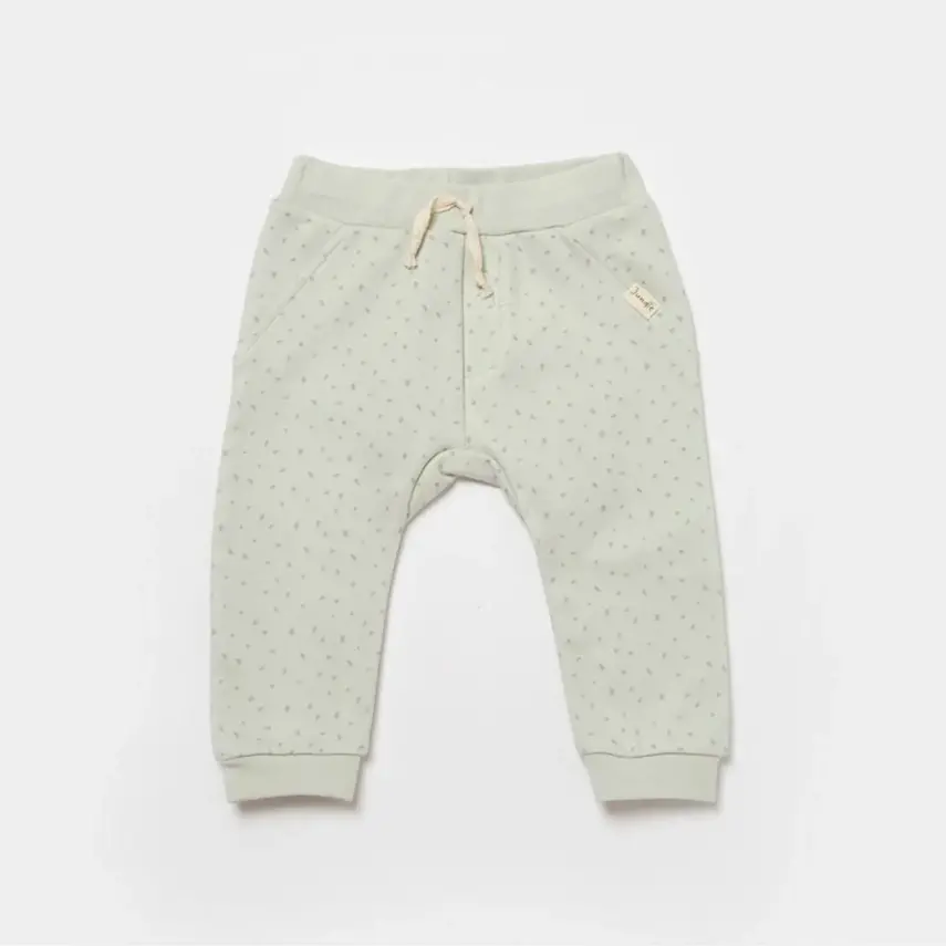 Bibaby Unisex Organik Pantolon Koala Jungle Mint - 1