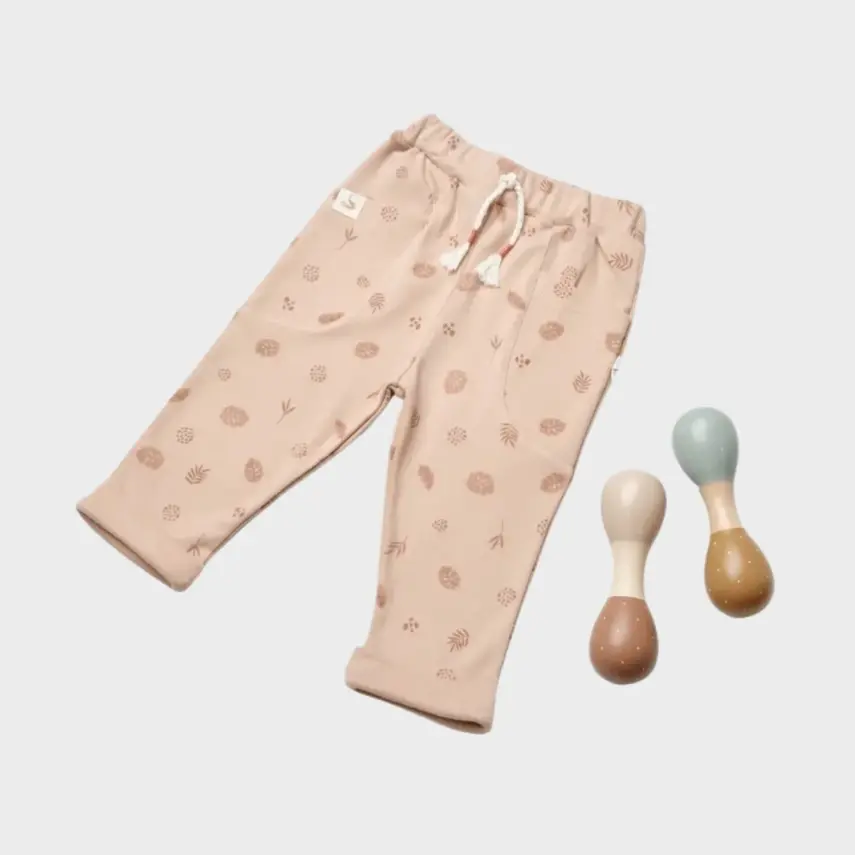 Bibaby Unisex Organik Pantolon Love Our Warth Mocha - 3