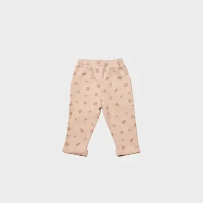 Bibaby Unisex Organik Pantolon Love Our Warth Mocha - 4