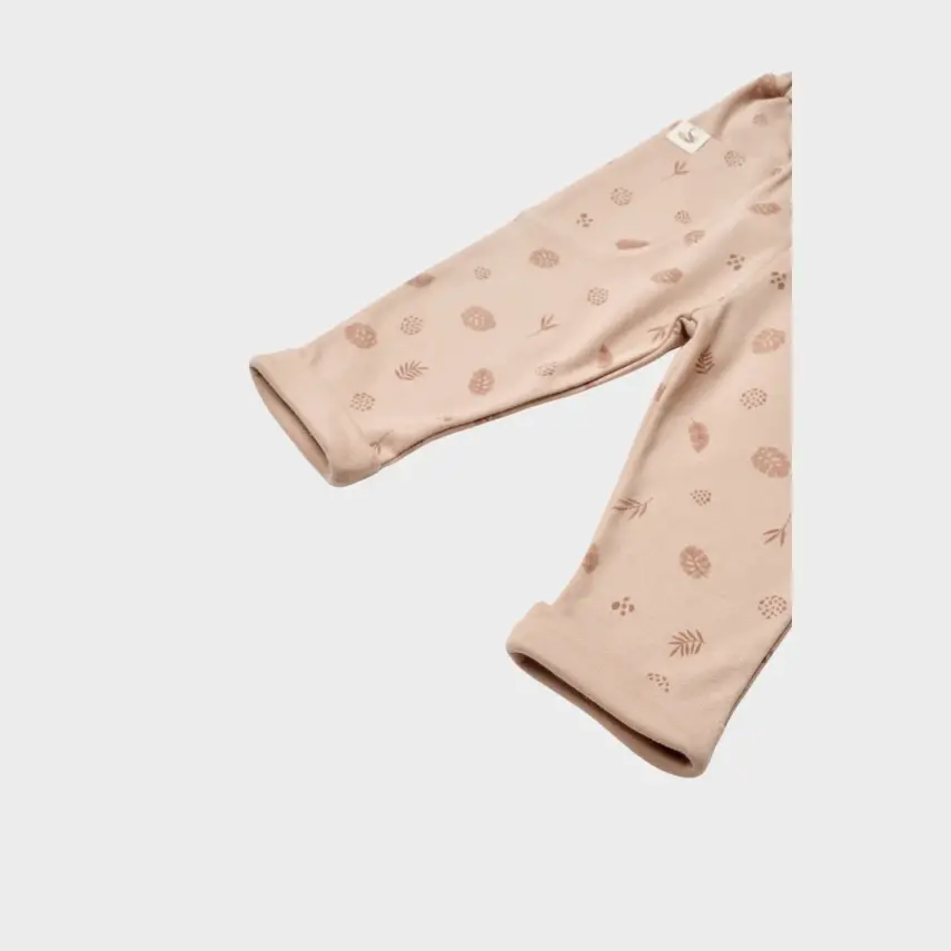 Bibaby Unisex Organik Pantolon Love Our Warth Mocha - 6