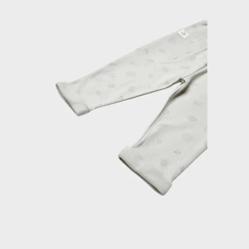 Bibaby Unisex Organik Pantolon Love Our Warth Yeşil - 9