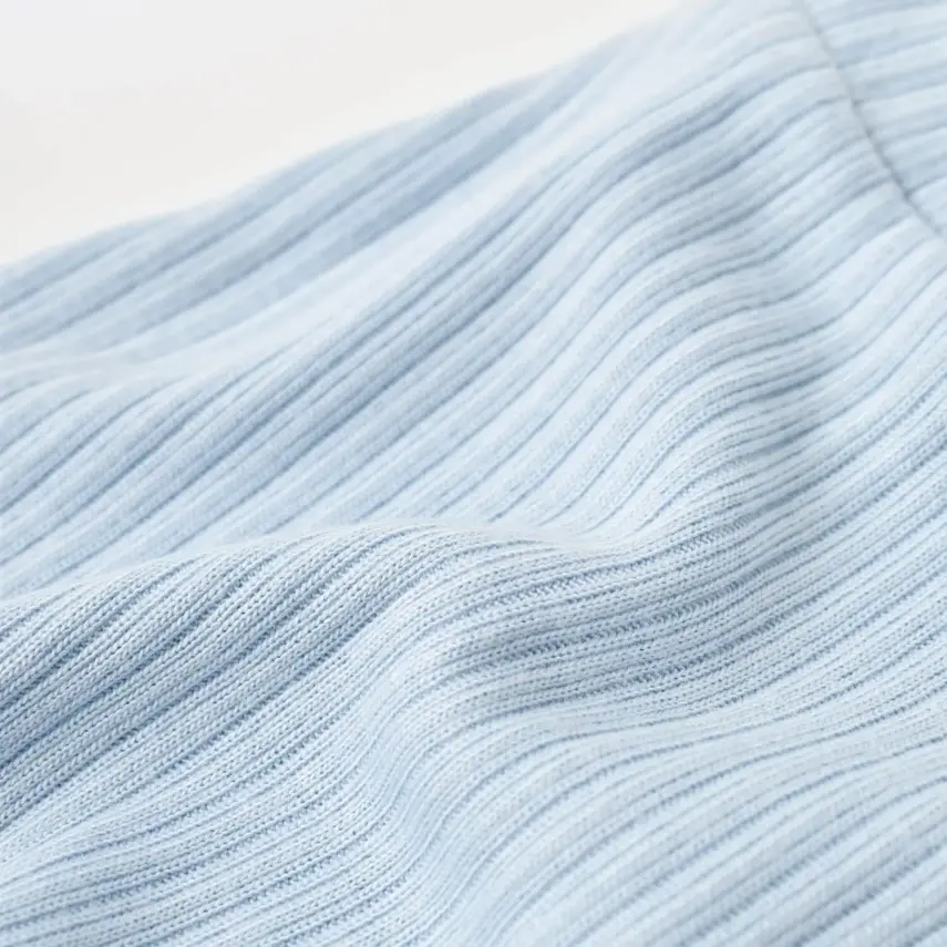 Bibaby Unisex Organik Pantolon Patiksiz Soft Modal Mavi - 10