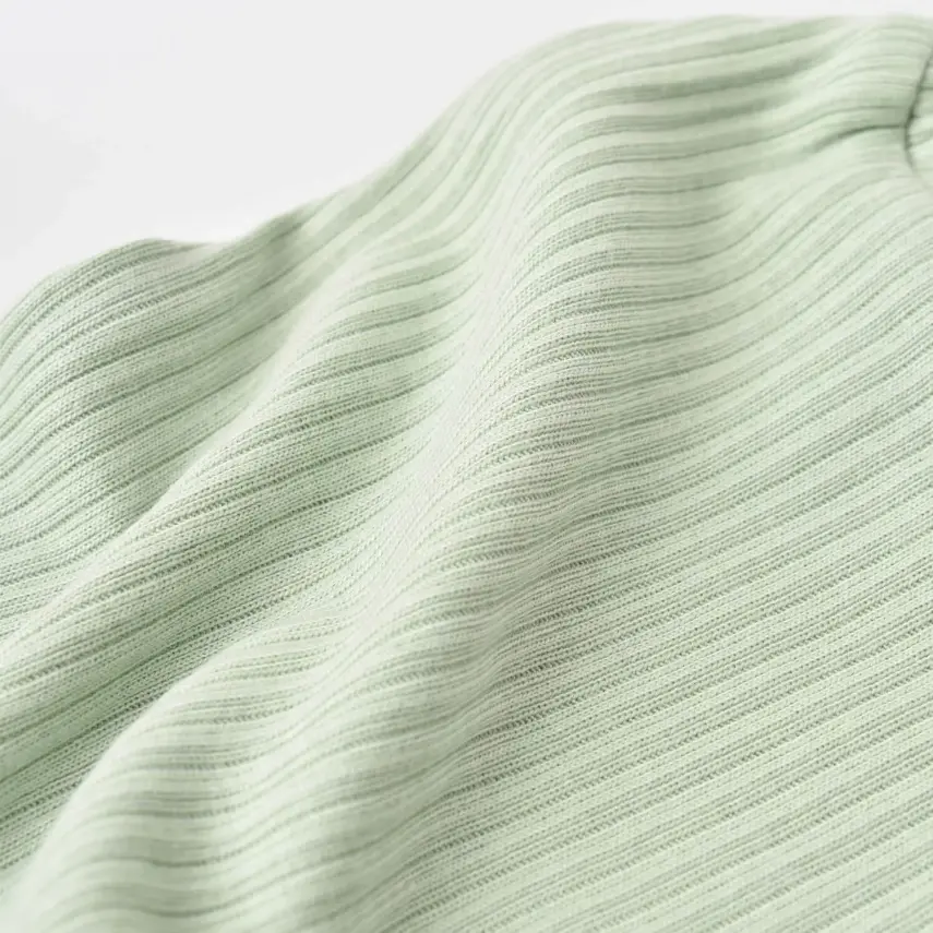 Bibaby Unisex Organik Pantolon Patiksiz Soft Modal Yeşil - 14