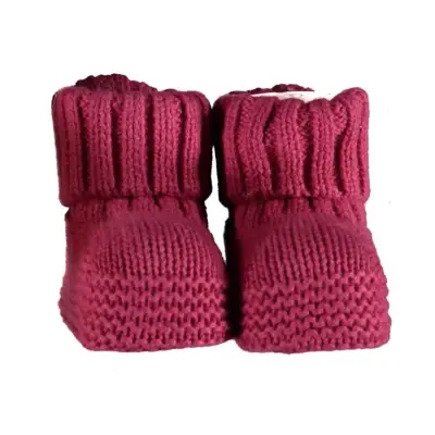 Bibaby Unisex Organik Patik Triko Colors Açık Fuşya 