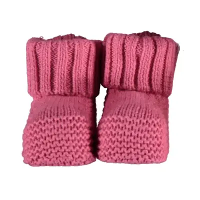 Bibaby Unisex Organik Patik Triko Colors Fuşya