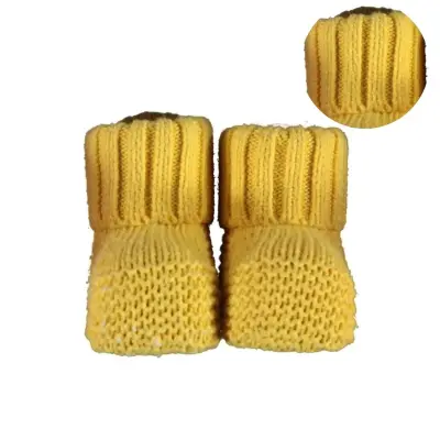 Bibaby Unisex Organik Patik Triko Colors Hardal - 2