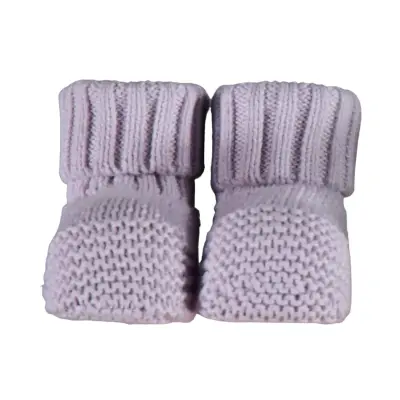 Bibaby Unisex Organik Patik Triko Colors Lila